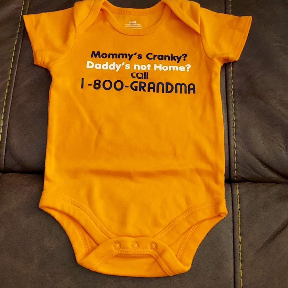 Cute orange onesie